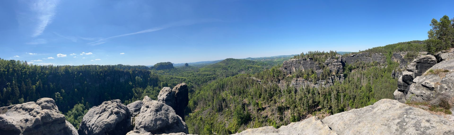 Malerweg Panorama Bild
