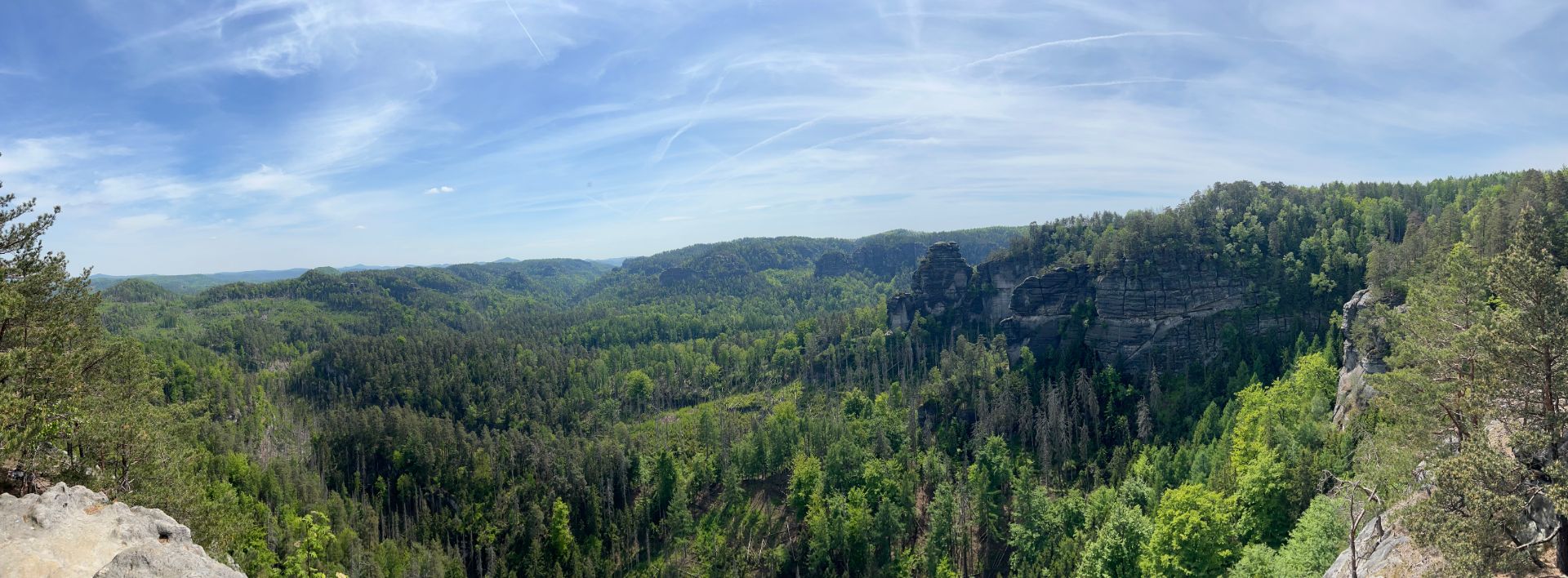 Malerweg Panorama Bild